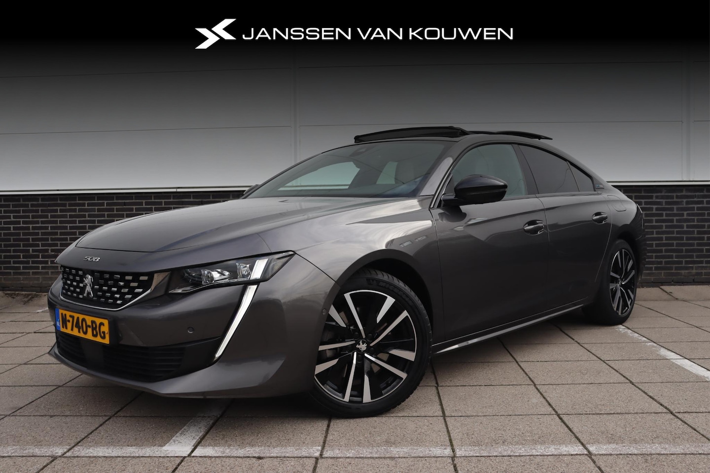 Peugeot 508 - 1.6 HYbrid Blue Lease GT * 225PK * Pano * Stoelverwarming * FOCAL * 360-Camera * Keyless * - AutoWereld.nl