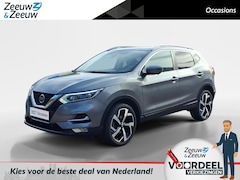 Nissan Qashqai - 1.3 DIG-T Tekna | Tekna met half leer, panorama dak, schitterende auto