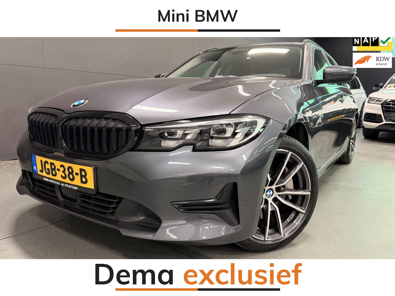 BMW 3-serie Touring - 330e High Executive V-COCKPIT/NAVI/DAB/CARPLAY/M-STOELEN/CAM/ECC/PDC/A-CRUISE/// - AutoWereld.nl