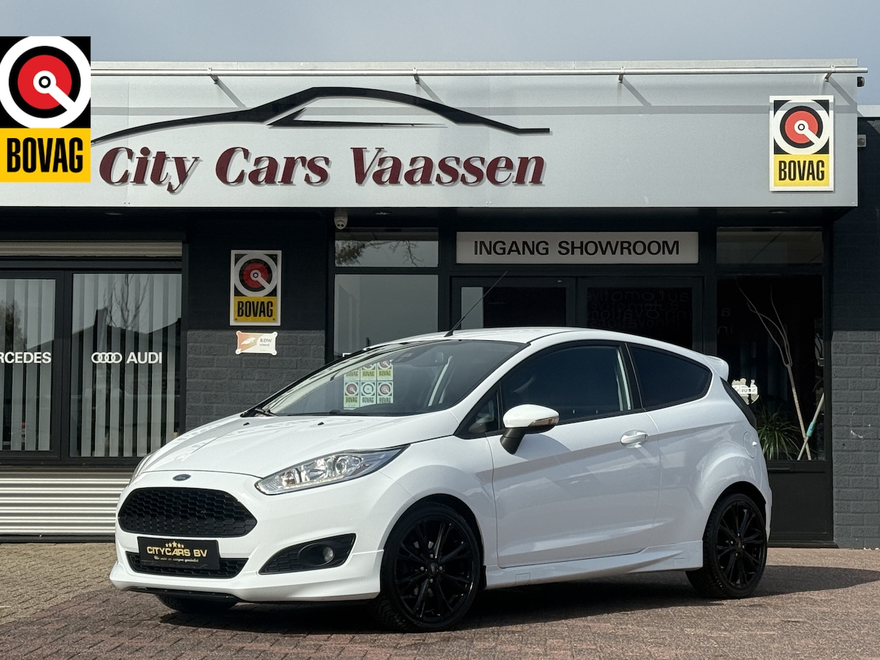 Ford Fiesta - 1.0 EcoBoost Sport 126 pk navigatie camera climate ctr pdc a led start/stop lmv 17 inch - AutoWereld.nl