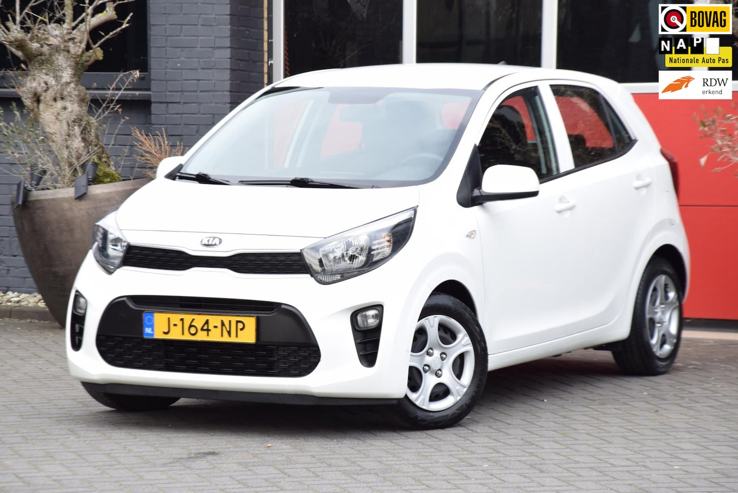 Kia Picanto - 1.0 CVVT ComfortLine 2020 Airco Stuurbediening 5 Deurs 15x op voorraad - AutoWereld.nl