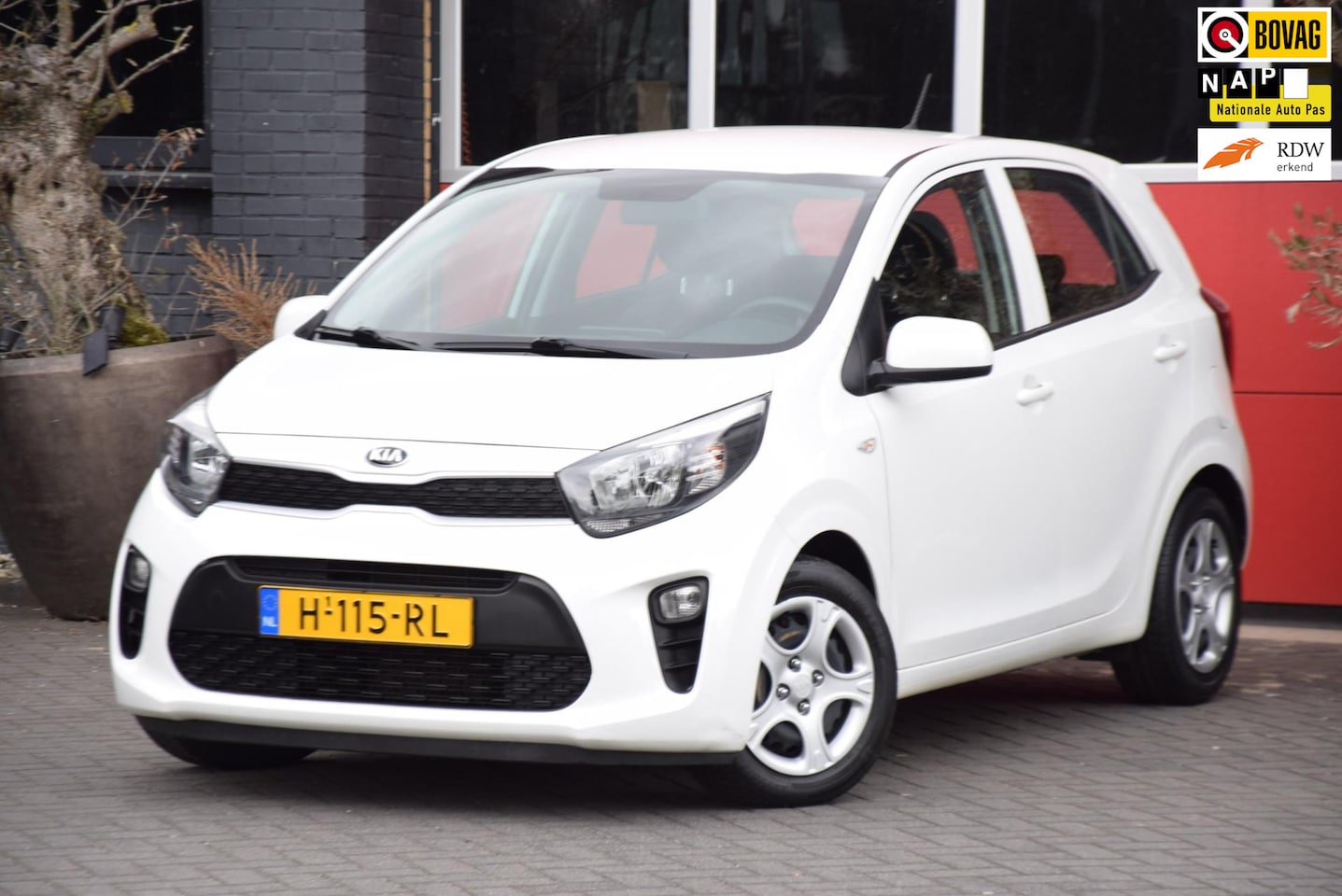 Kia Picanto - 1.0 CVVT ComfortLine 2020 Airco Stuurbediening 5 Deurs 15x op voorraad - AutoWereld.nl