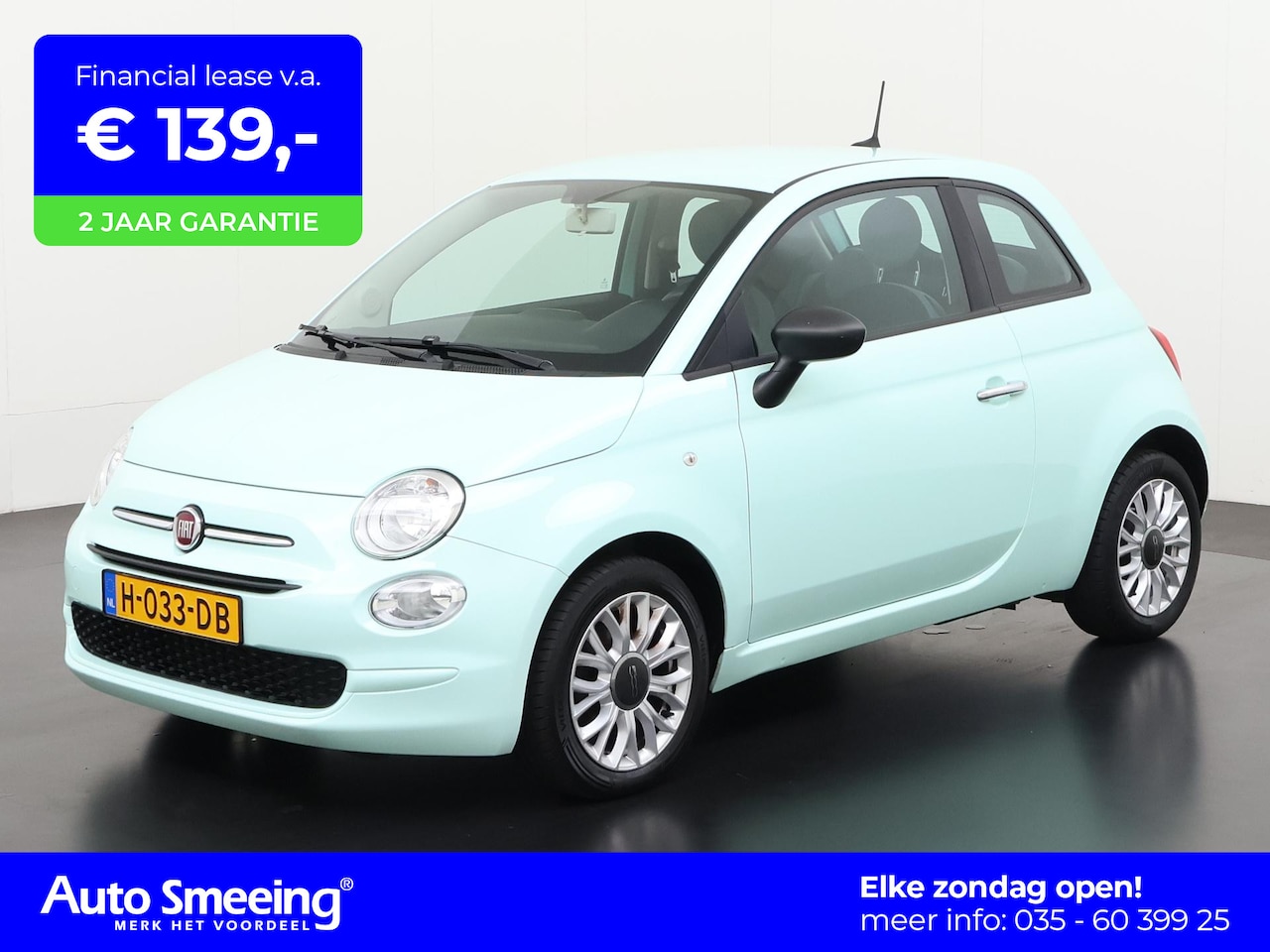 Fiat 500 - 0.9 TwinAir Turbo Young | Airco | Navigatie | 12 mnd Garantie | Zondag Open! - AutoWereld.nl