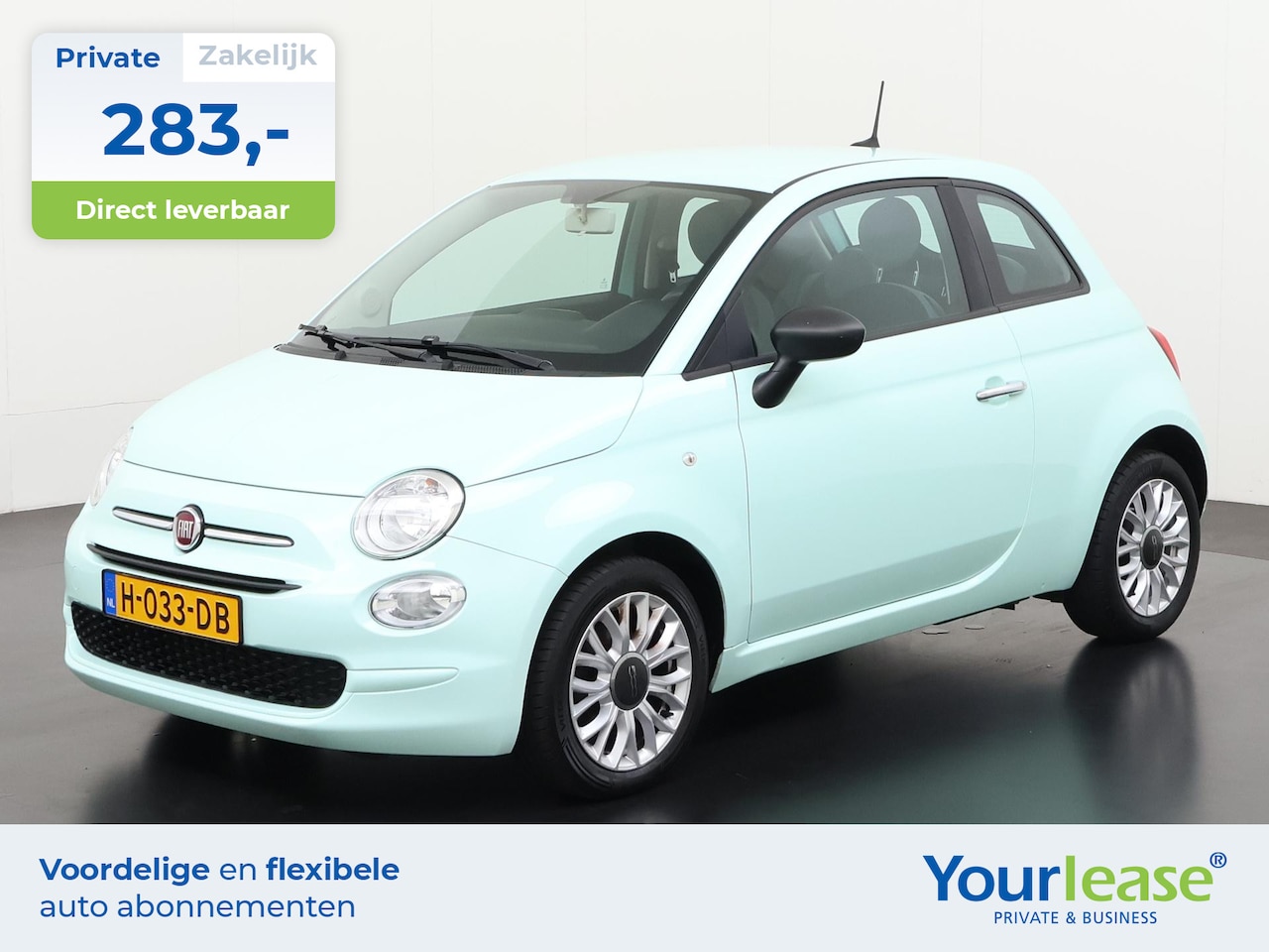 Fiat 500 - 0.9 TwinAir Turbo Young | All-in 283,- Private Lease | Direct uit voorraad - AutoWereld.nl