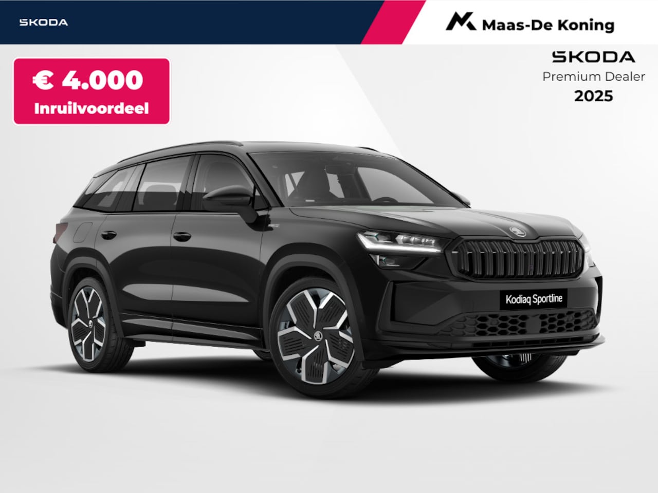 Skoda Kodiaq - Sportline Business 1.5 TSI PHEV 150 kW / 204 PK SU V | 20'' Lichtmetalen Velgen | Panorama - AutoWereld.nl