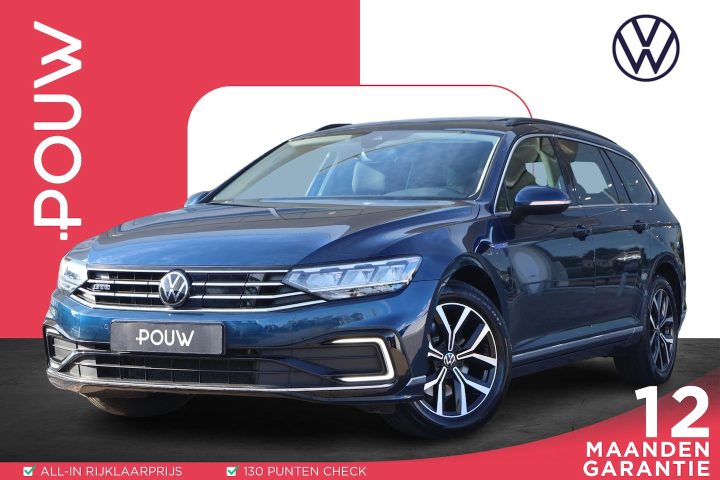 Volkswagen Passat Variant - GTE 1.4 TSI 218pk PHEV Business | SoH 89% | Panoramadak | Trekhaak Wegklapbaar | Navigatie - AutoWereld.nl