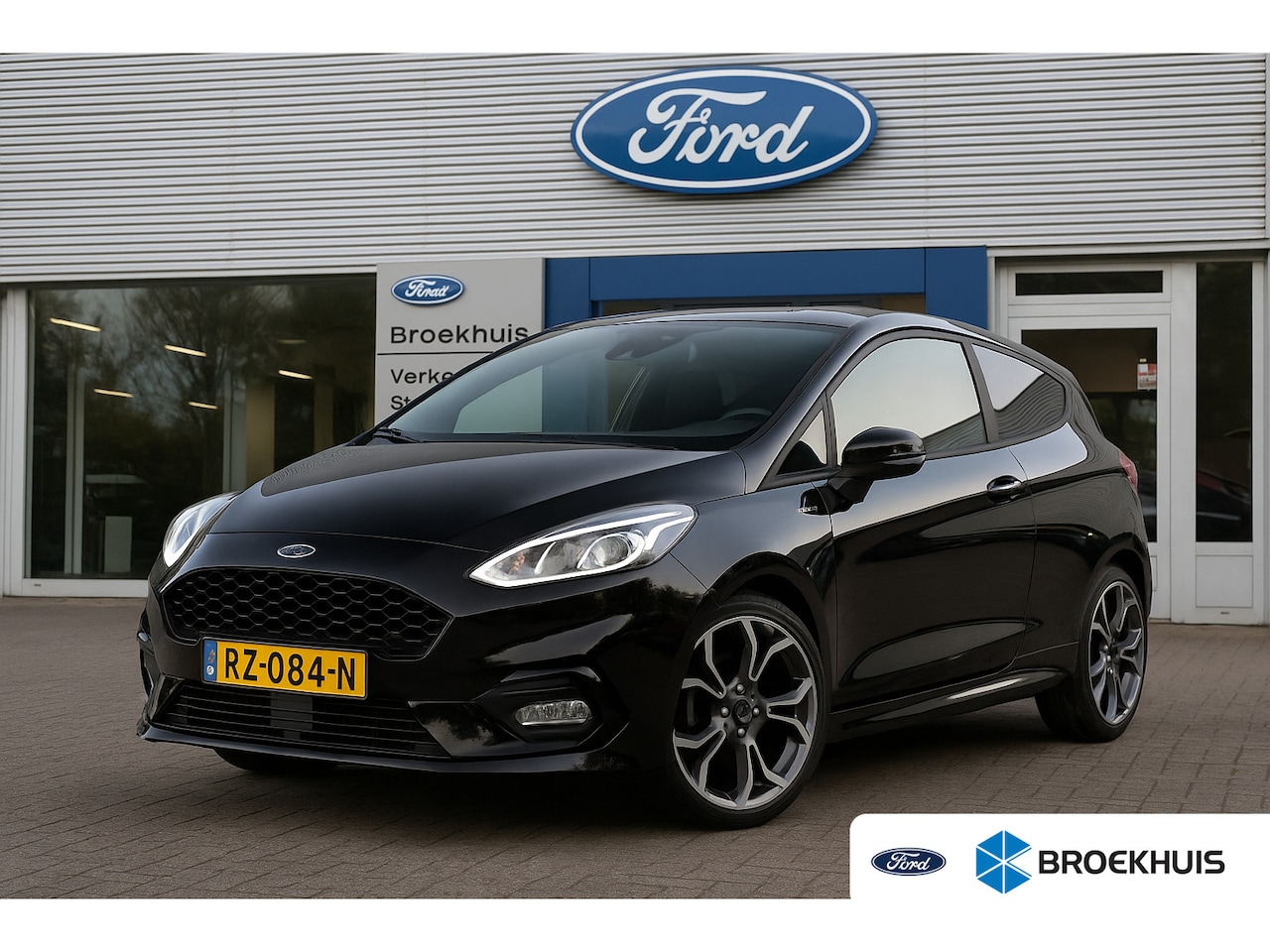 Ford Fiesta - 1.0EB 125PK ST-LINE X | NL-AUTO! | WINTERPACK | 17" LMV | B&O | UNIEKE KM-STAND! | NAVI | - AutoWereld.nl