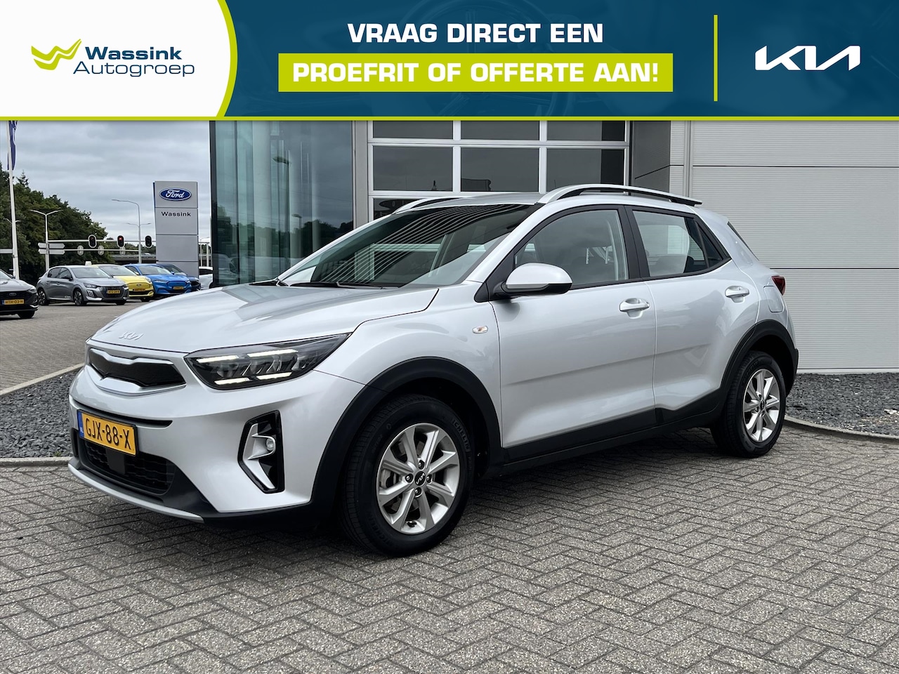 Kia Stonic - 1.0 T-GDi MHEV 100pk DynamicLine | Climatronic | Navigatie | Camera | - AutoWereld.nl