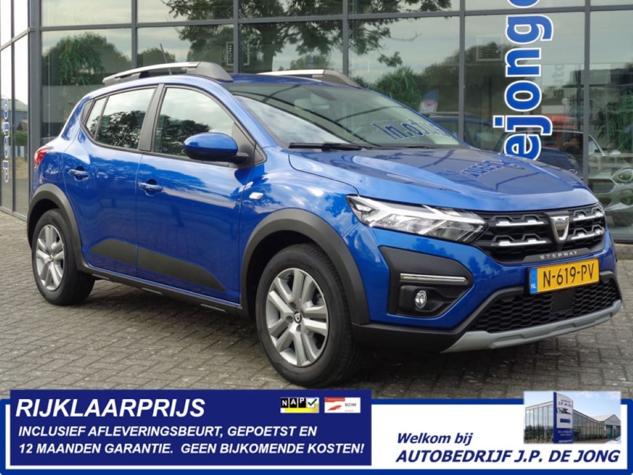 Dacia Sandero Stepway - 1.0 TCe 100 Bi-Fuel Comfort Stepway LPG-G3 Trekhaak Climate Apple/Android Navi by app Parkeersensoren Cruise - AutoWereld.nl