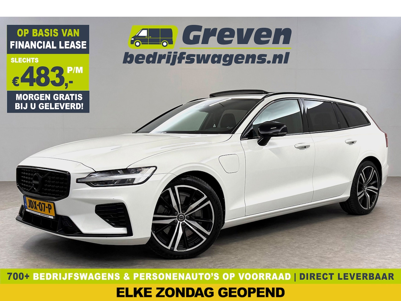 Volvo V60 - 2.0 T8 Twin Engine AWD R-Design | 392PK |  Pano | H/K | Virtual | Memory | Camera | Carpla - AutoWereld.nl