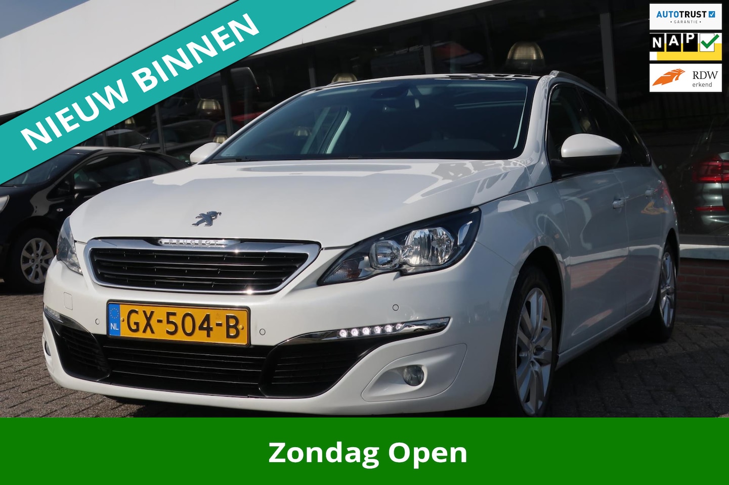 Peugeot 308 SW - 1.6 BlueHDI Blue L. Executive Pack LED_PANO_CAM_NAP. - AutoWereld.nl