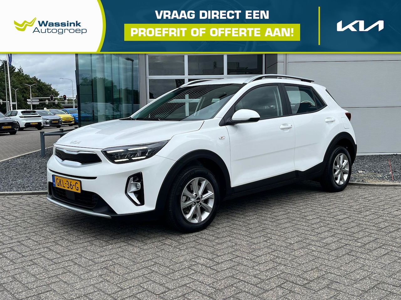 Kia Stonic - 1.0 T-GDi MHEV 100pk DynamicLine | Climatronic | Navigatie | Camera | - AutoWereld.nl