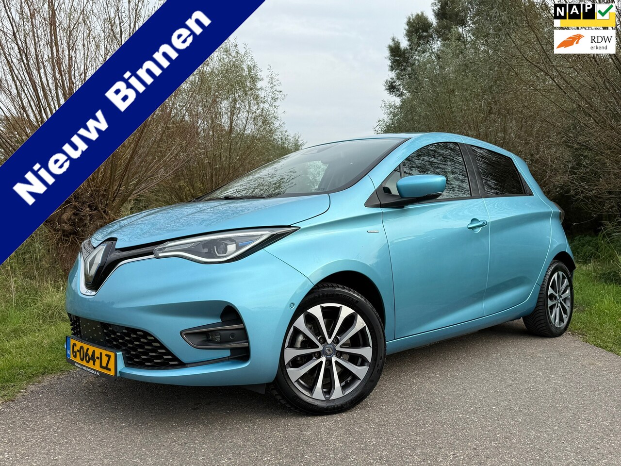 Renault Zoe - R135 Edition One 52 kWh Automaat / BOSE / Leder / Koop Accu! / Camera / Navi / Stuur-/Stoe - AutoWereld.nl
