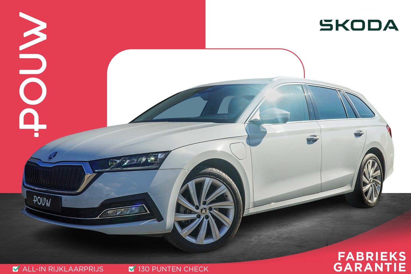 Skoda Octavia Combi - 1.4 TSI 204pk iV PHEV Business Edition Plus | SoH 98% | Trekhaak - AutoWereld.nl
