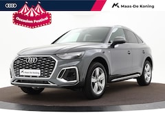 Audi Q5 Sportback - 55 TFSIe 367pk S-tronic S Edition Competition · Keyless · Camera · Inklap. Trekhaak · Elek