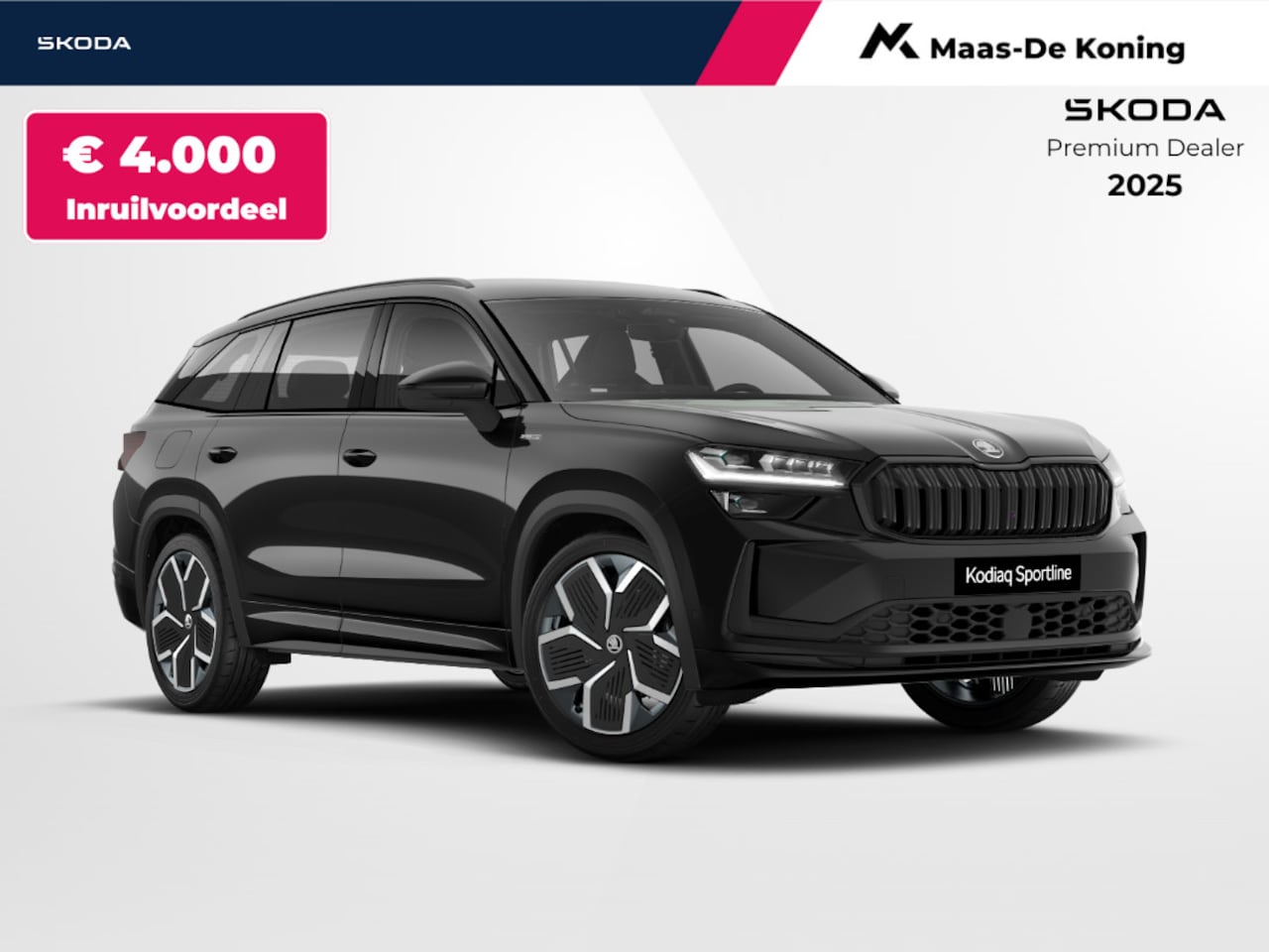 Skoda Kodiaq - Sportline Business 1.5 TSI PHEV 150 kW / 204 PK SU V | Trekhaak weg klapbaar | 19'' Lichtm - AutoWereld.nl