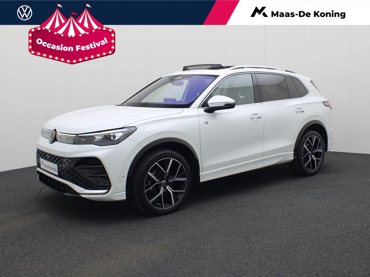 Volkswagen Tiguan - 1.5 eTSI/150PK R-Line DSG · Panoramadak · Trekhaak · 360° Camera + Parkeersensoren · Harma - AutoWereld.nl
