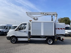 Mercedes-Benz Sprinter - 513 2.2 CDI DL met Custers hoogewerker / omvormer / stempels / 129.431 km NAP / vaste prij