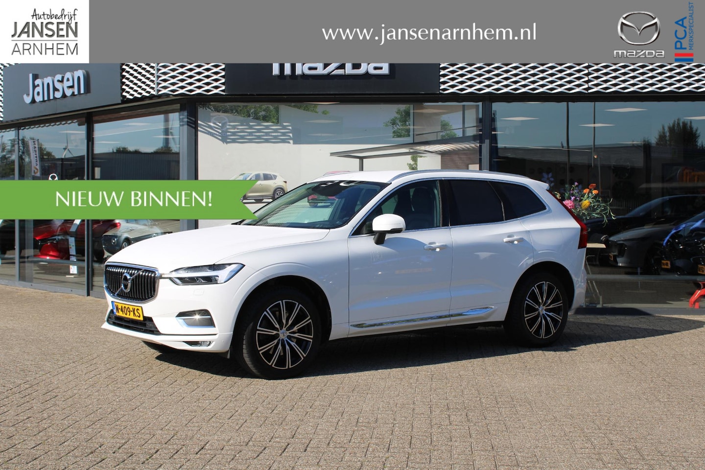 Volvo XC60 - 2.0 B5 Inscription 2.0 B5 250PK Inscription , Automaat, Trekhaak, Leder, Navi, Adap.Cruise, Stoel/Stuurverwar - AutoWereld.nl