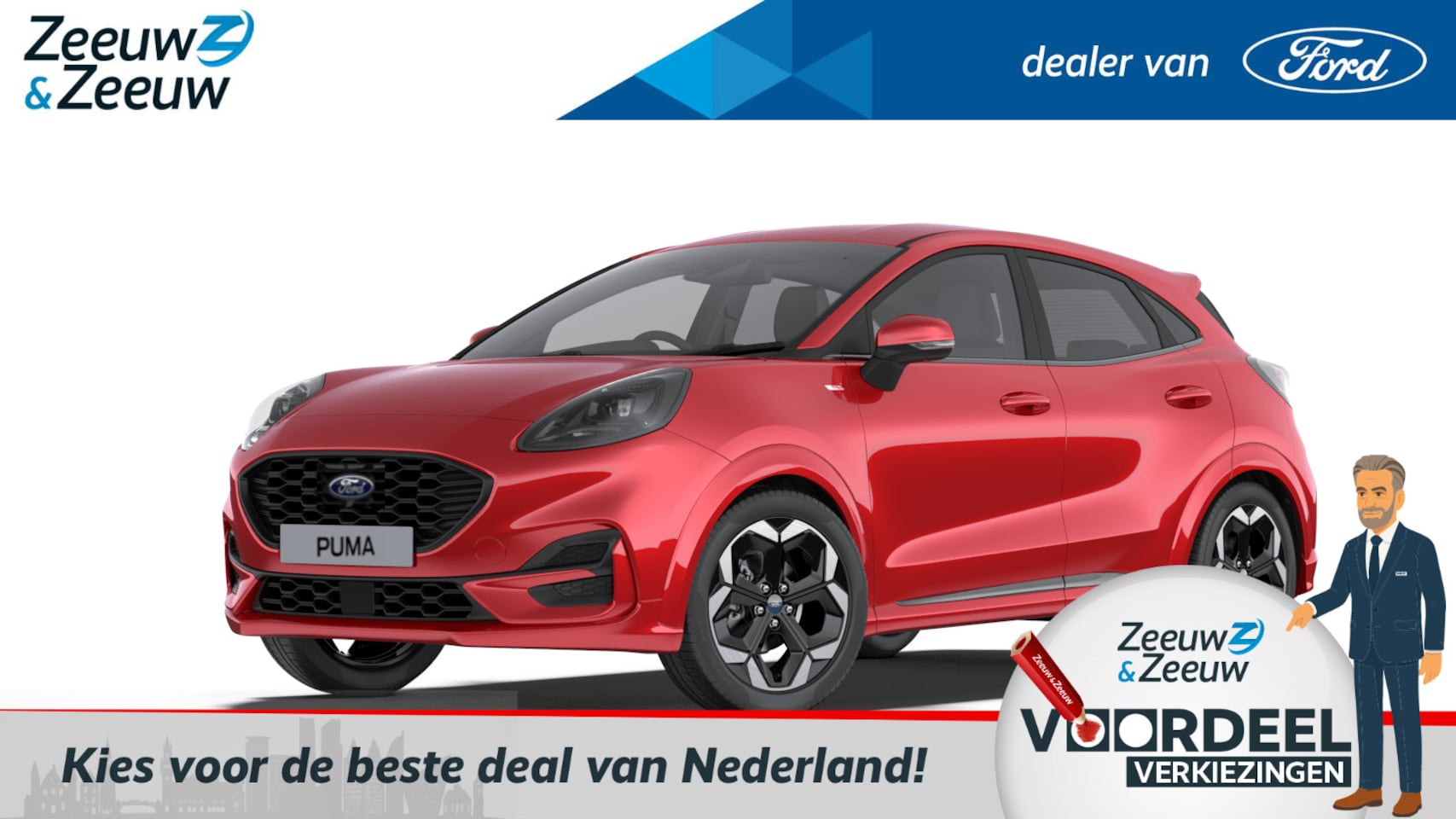 Ford Puma - 1.0 EcoBoost Hybrid ST-Line X | Nieuw te bestellen | Prijs inclusief 4000 euro Ford Voorde - AutoWereld.nl