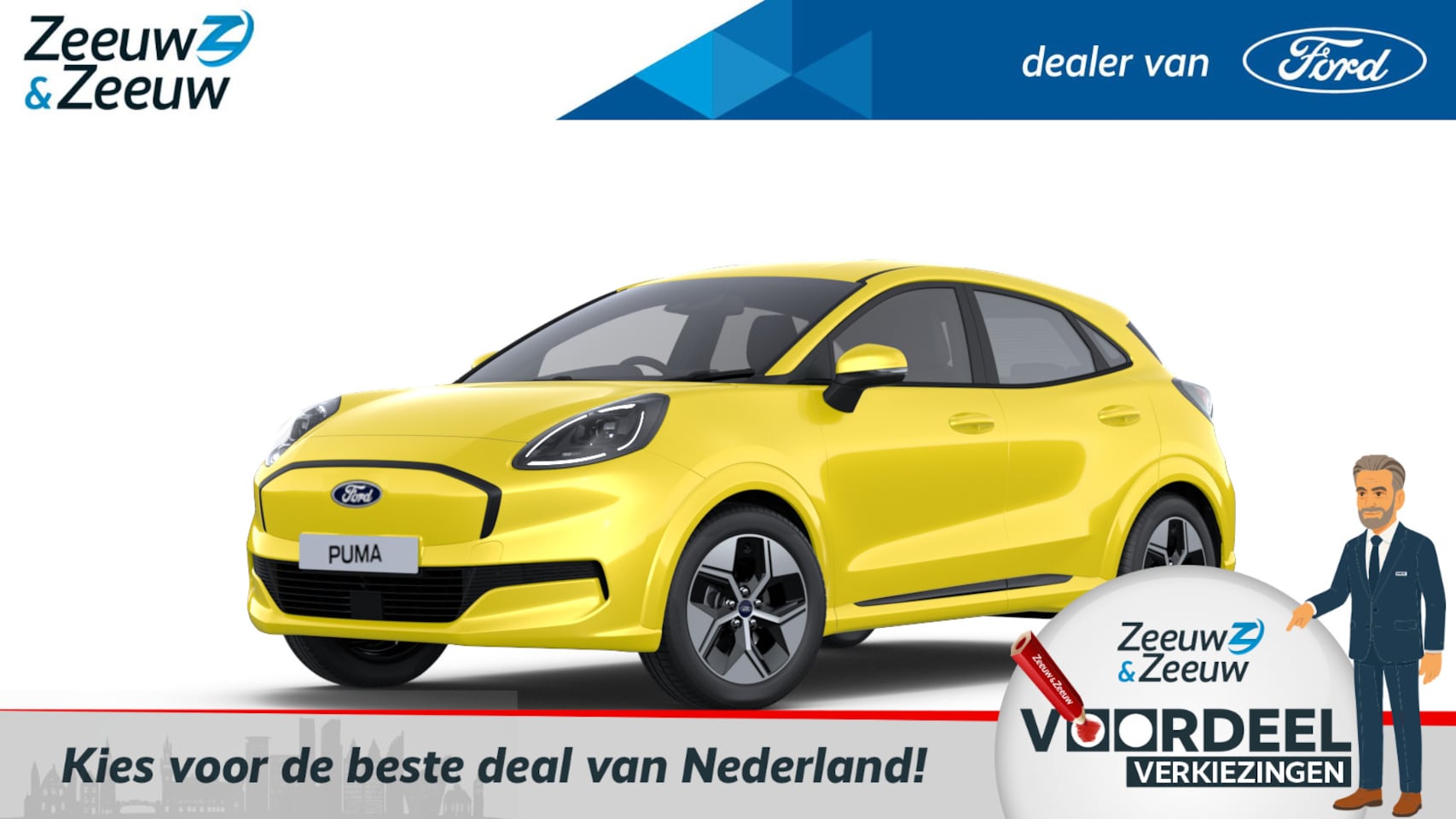 Ford Puma Gen-E - 44 kWh | Nieuw te bestellen | Prijs inclusief 3000 euro Ford Voordeel | Financiering via F - AutoWereld.nl