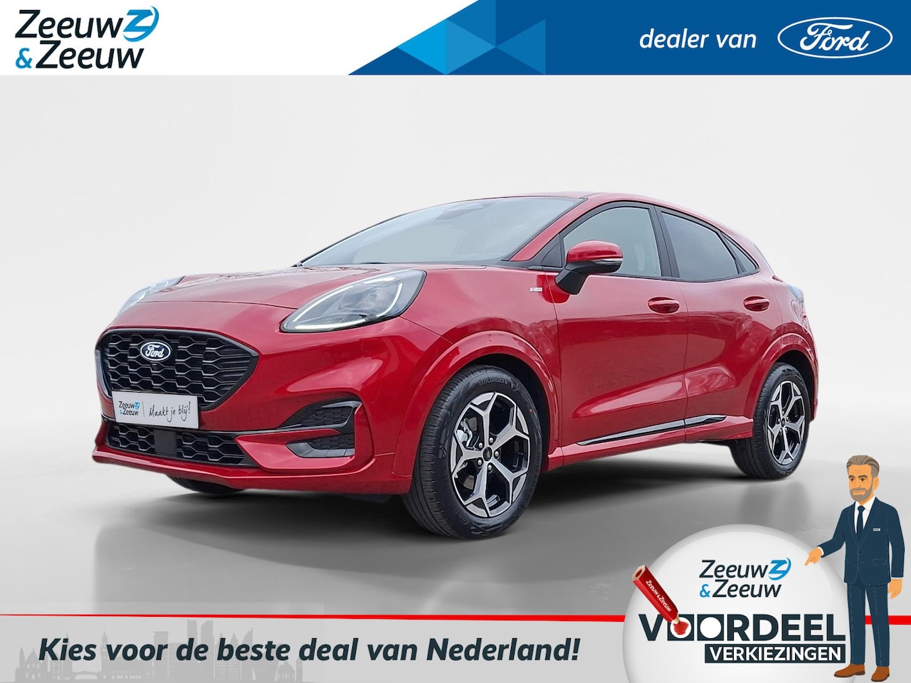 Ford Puma - 1.0 EcoBoost Hybrid ST-Line | Nieuw te bestellen | Prijs inclusief 4000 euro Ford Voordeel - AutoWereld.nl