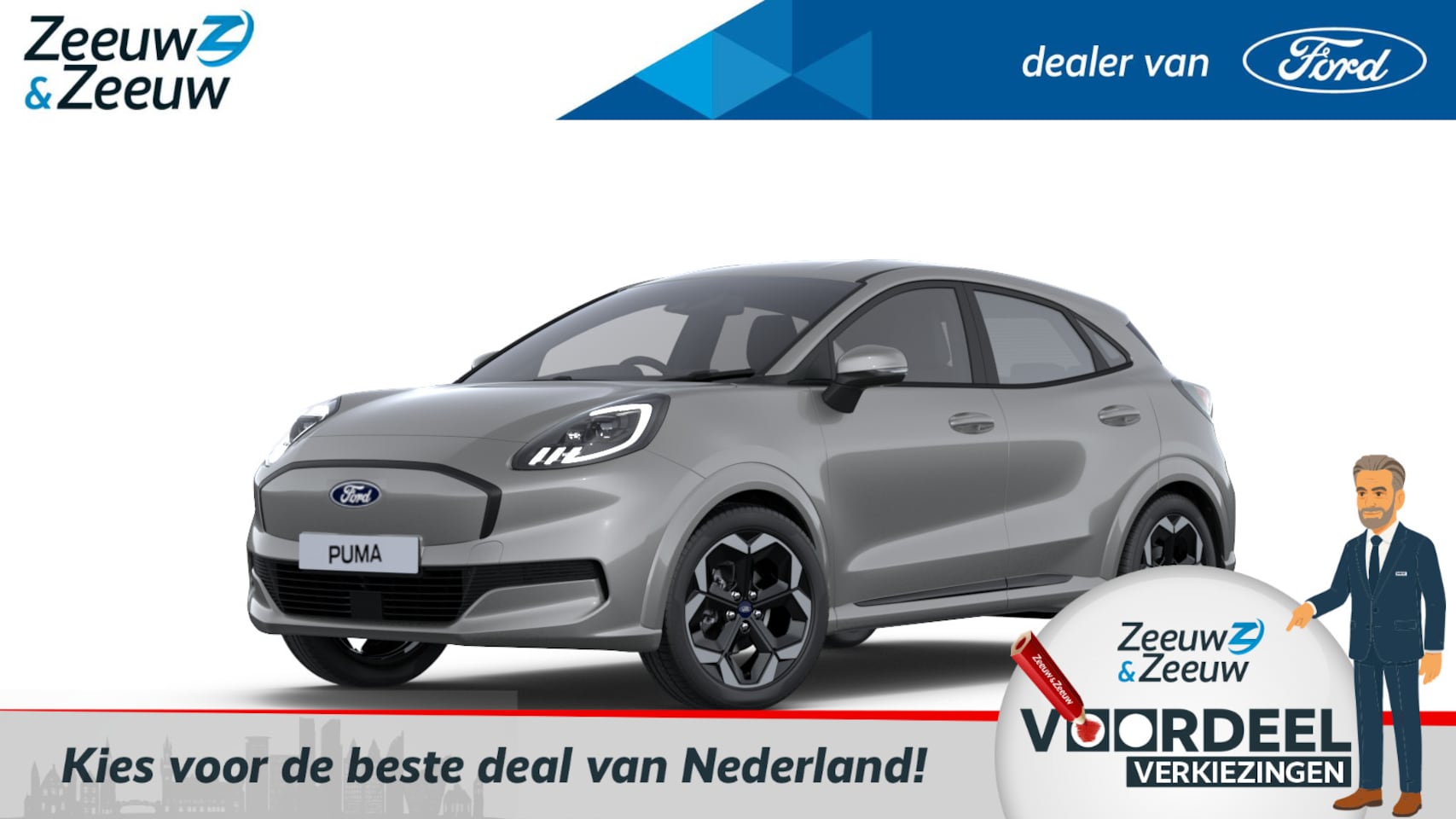 Ford Puma Gen-E - Premium 44 kWh | Verwachte Levertijd 3 Weken | Prijs inclusief 3000 euro Ford Voordeel | A - AutoWereld.nl