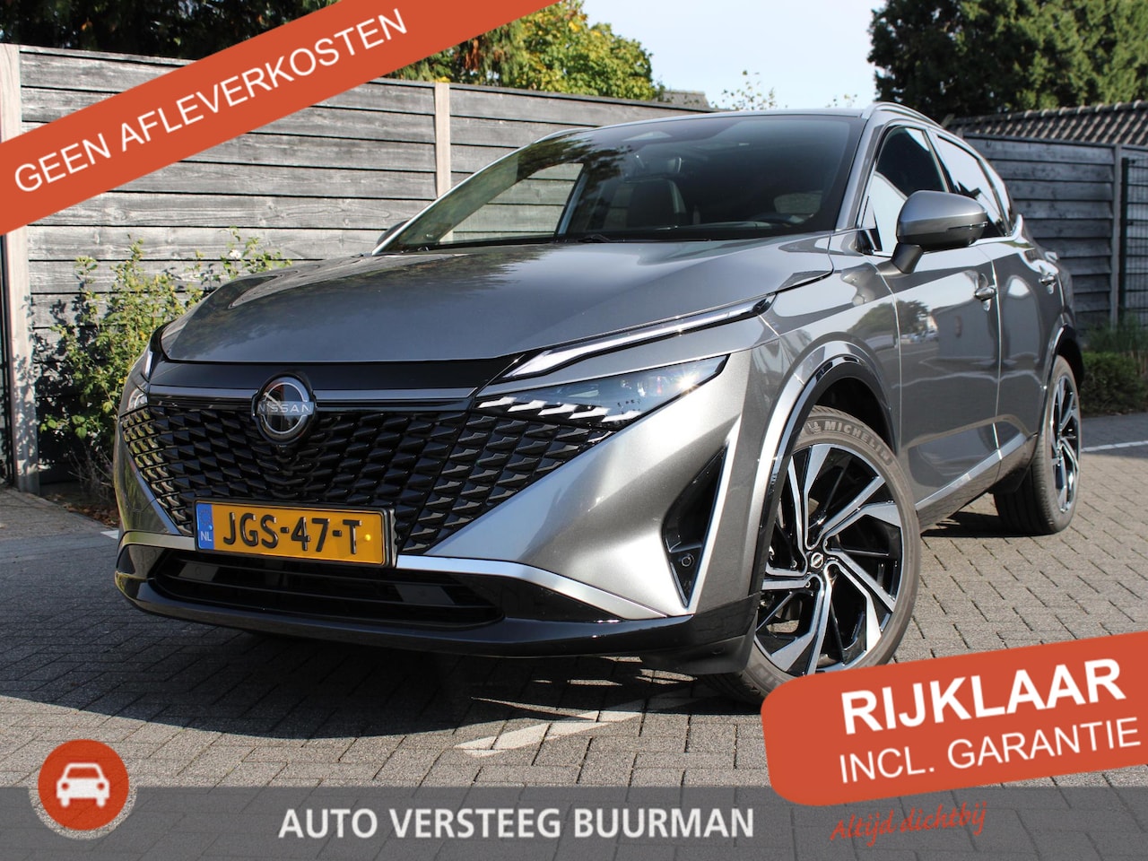 Nissan Qashqai - Tekna Plus 1.3 MHEV 158PK Xtronic Lederen bekleding, Stoel-Stuur en voorruitverwarming, El - AutoWereld.nl