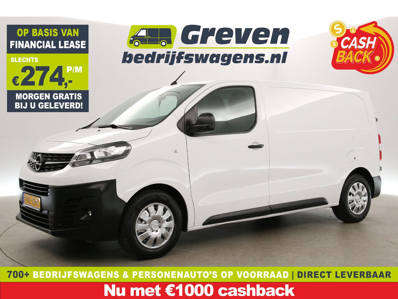 Opel Vivaro - 2.0 BlueHDi L2H1 | 145PK | Airco | Cruise | 360° | Carplay | 3-Zits | Navi | Parkeersensor - AutoWereld.nl