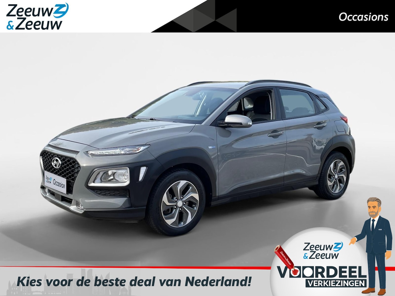 Hyundai Kona - 1.6 GDI HEV Comfort | Carplay | Camera | Climate control - AutoWereld.nl