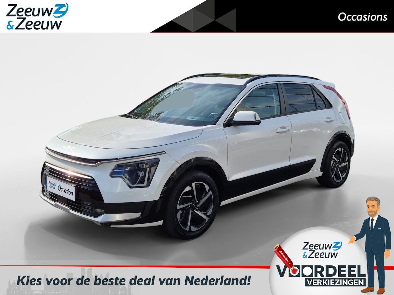 Kia Niro - 1.6 GDi Hybrid DynamicPlusLine | Climate Control | Navigatie | Carplay/Android Auto | Open - AutoWereld.nl