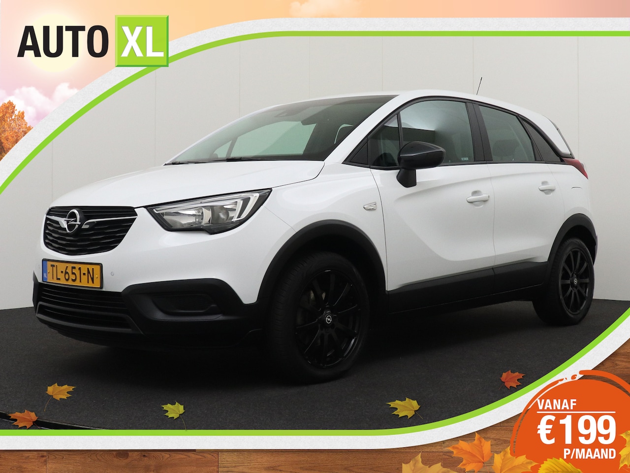 Opel Crossland X - 1.2 111 PK Turbo Black Style Camera Carplay Navi DAB LED - AutoWereld.nl