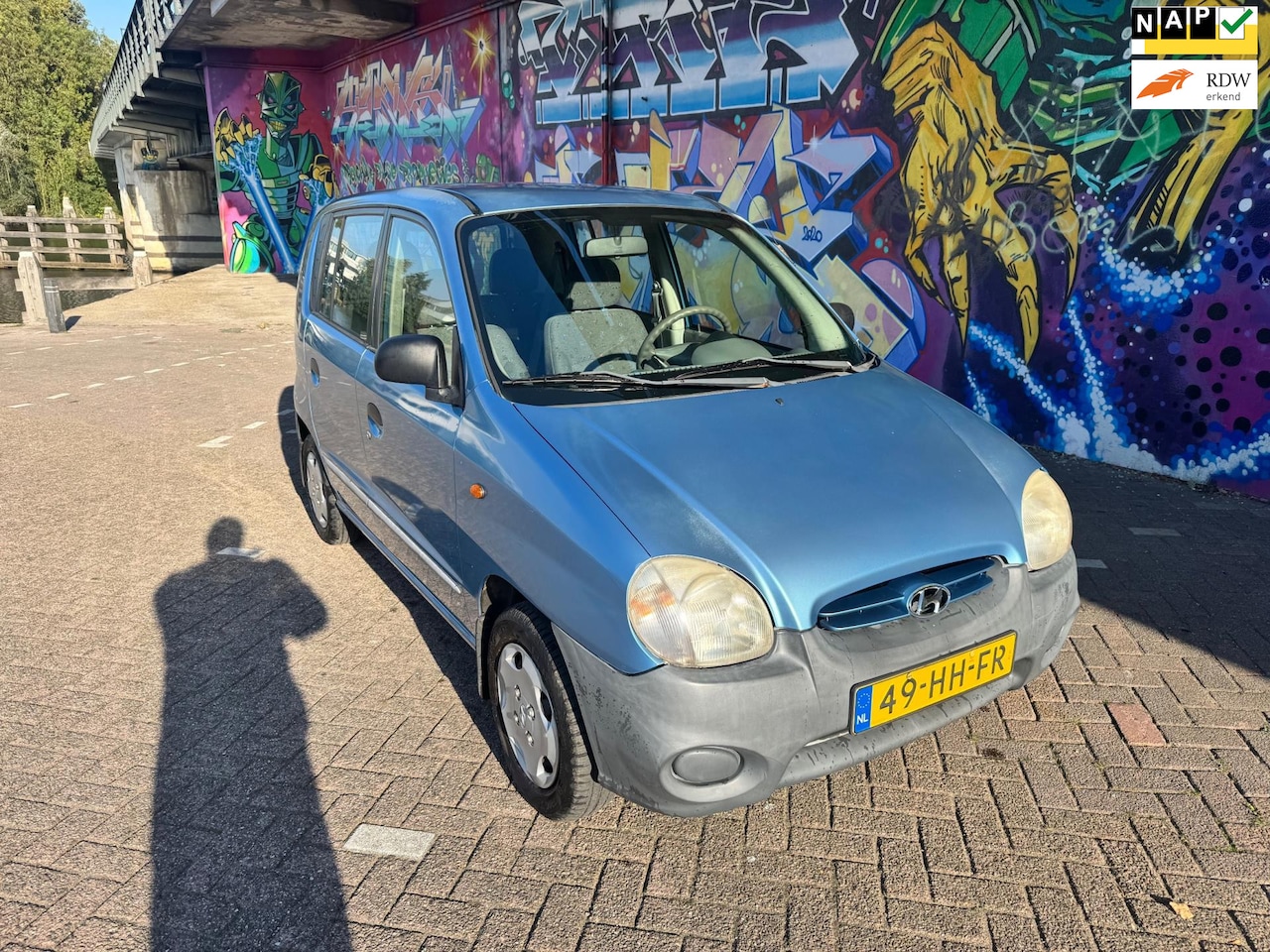 Hyundai Atos Multi - 1.0i GLS 1e eigenaar airco en let op originele km stand van 103.000 km. Apk juli 2026 stuu - AutoWereld.nl