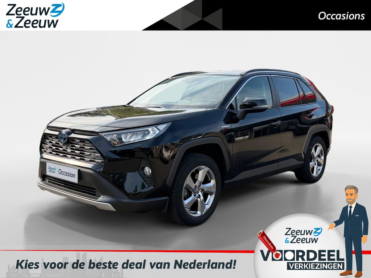 Toyota RAV4 - 2.5 Hybrid Business Intro | Bearlock & alarmklasse 3 | Afneembare trekhaak | Zomer en Wint - AutoWereld.nl