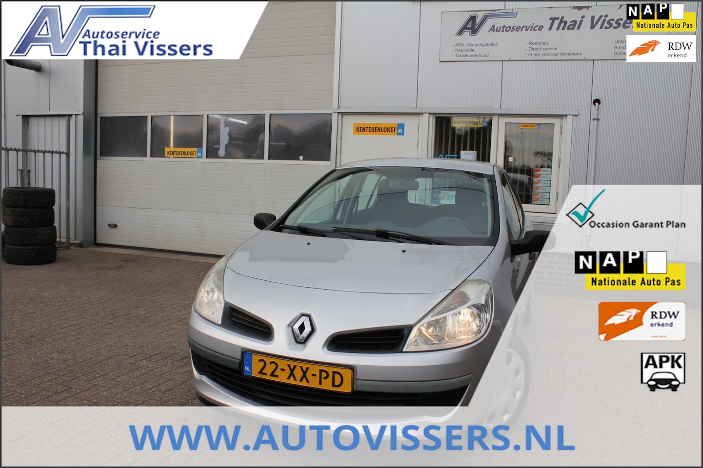 Renault Clio - 1.2-16V Business 5Deurs Airco Elektr Pak Apk - AutoWereld.nl