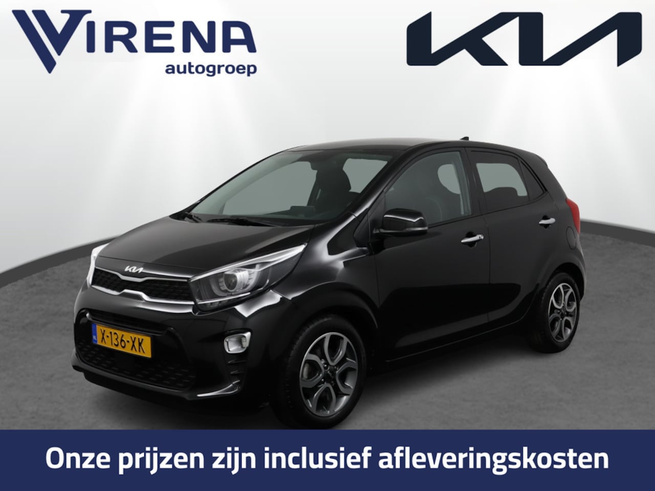 Kia Picanto - 1.0 DPi DynamicPlusLine Apple Carplay/ Android Auto - Cruise Control - Navigatie - Achteru - AutoWereld.nl