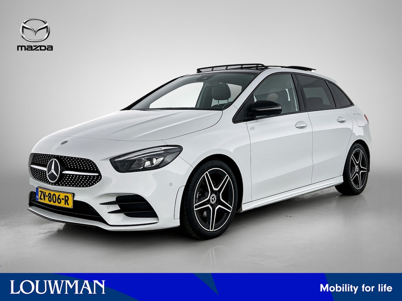 Mercedes-Benz B-klasse - 200 Business Solution AMG-Pakket / Elec. achterklep / Camera / Pano-dak - AutoWereld.nl