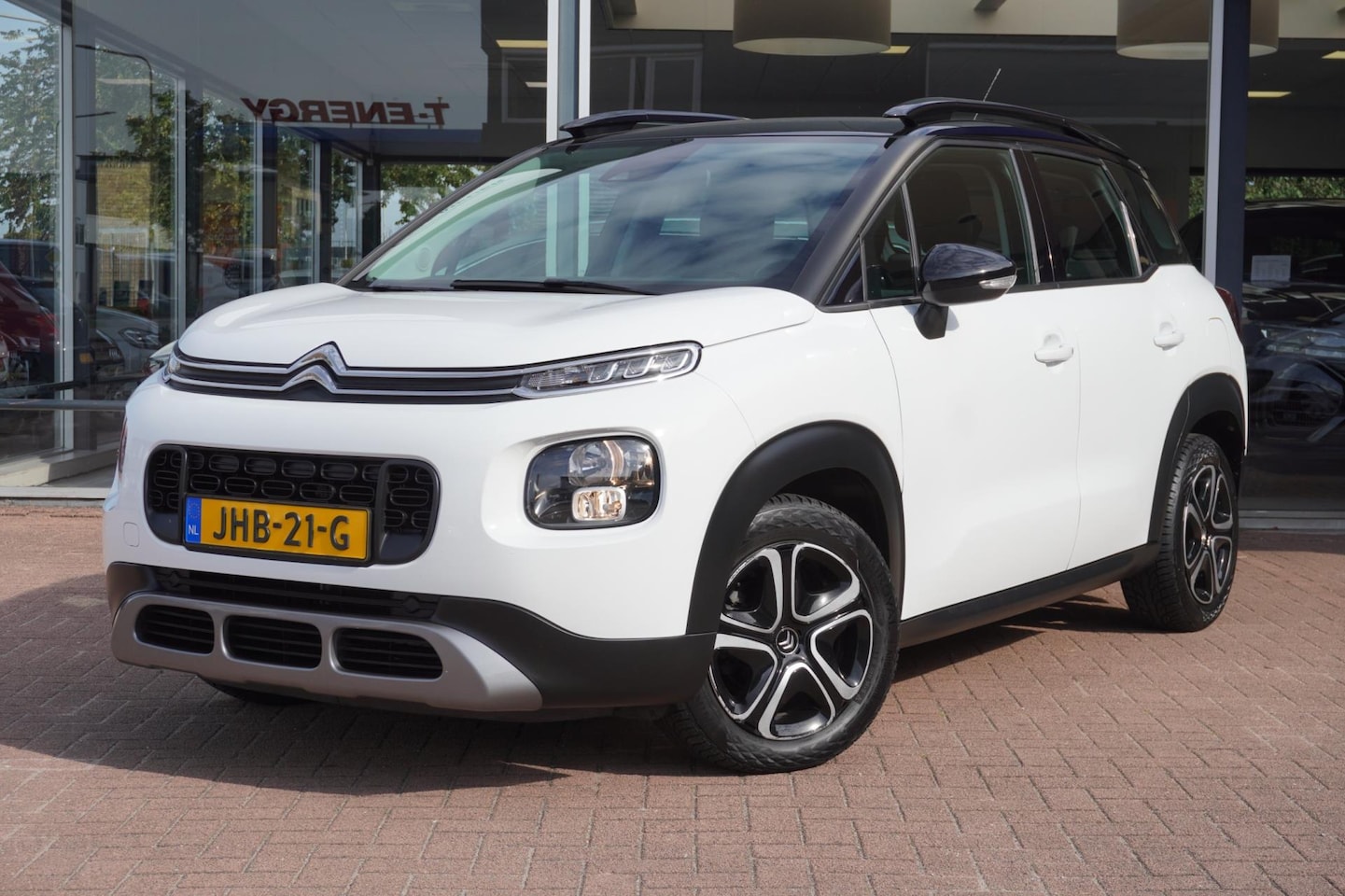 Citroën C3 Aircross - 1.2 PureTech Feel | Airco | Navigatie | 59.000KM | Elek. Pakket | 2018 | Wit / Zwart | Inr - AutoWereld.nl
