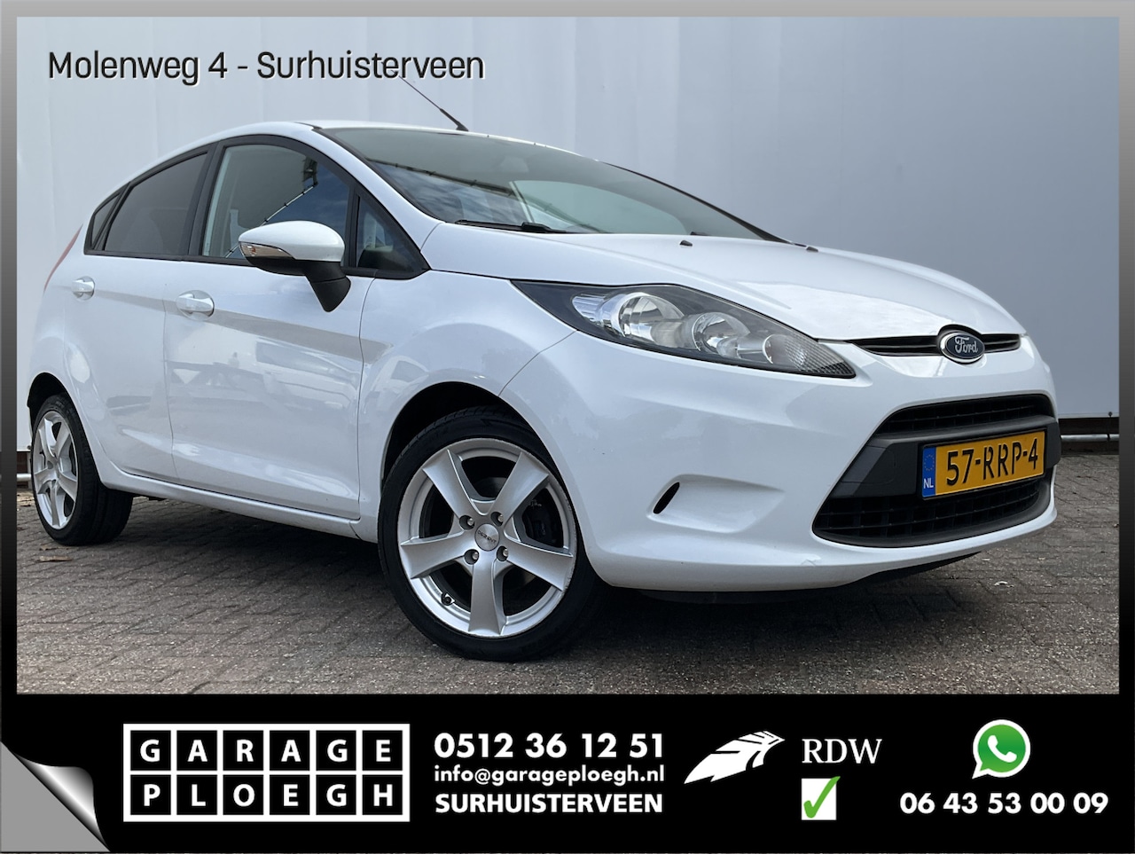 Ford Fiesta - 1.25 Limited 5-Deurs Airco NL-Auto Volledig-Onderhouden! - AutoWereld.nl