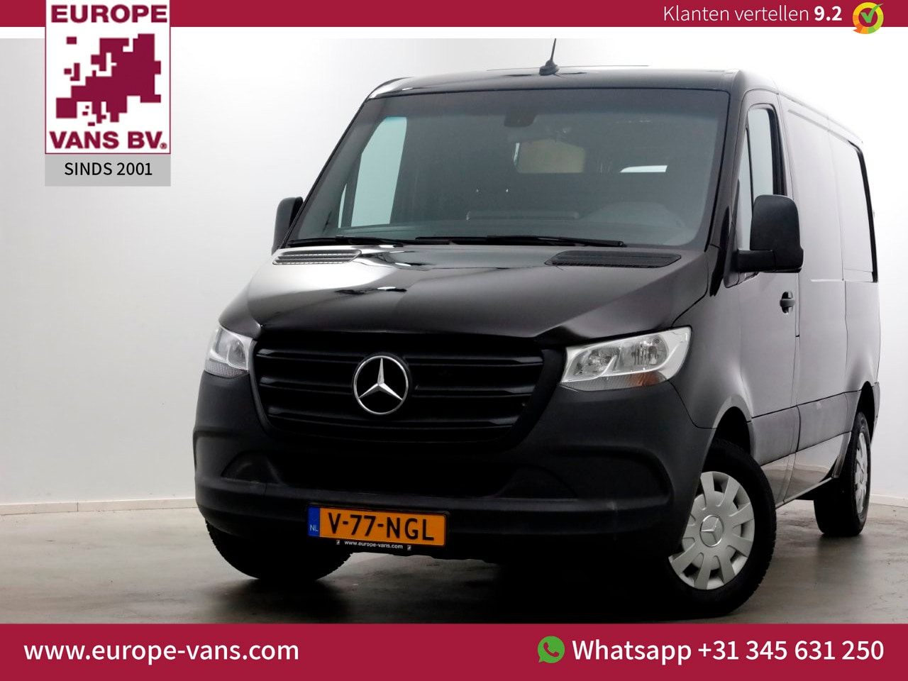 Mercedes-Benz Sprinter - 214 CDI 143pk 9G Automaat L1H1 Airco/Navi/Camera 12-2020 - AutoWereld.nl