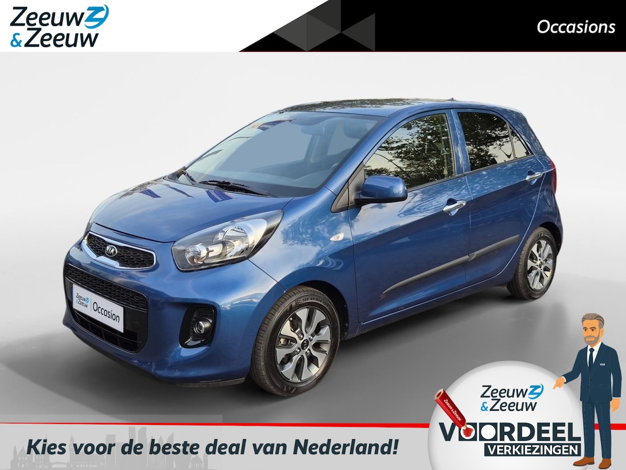 Kia Picanto - 1.0 CVVT ComfortPlusLine Navigator | Airco | Navi | Camera | LM Velgen | - AutoWereld.nl
