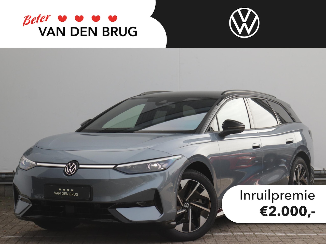 Volkswagen ID.7 - Pro Limited Edition 77 kWh accu 210 kW / 286 PK Va | Trekhaak | 360 Camera | LED Matrix | - AutoWereld.nl