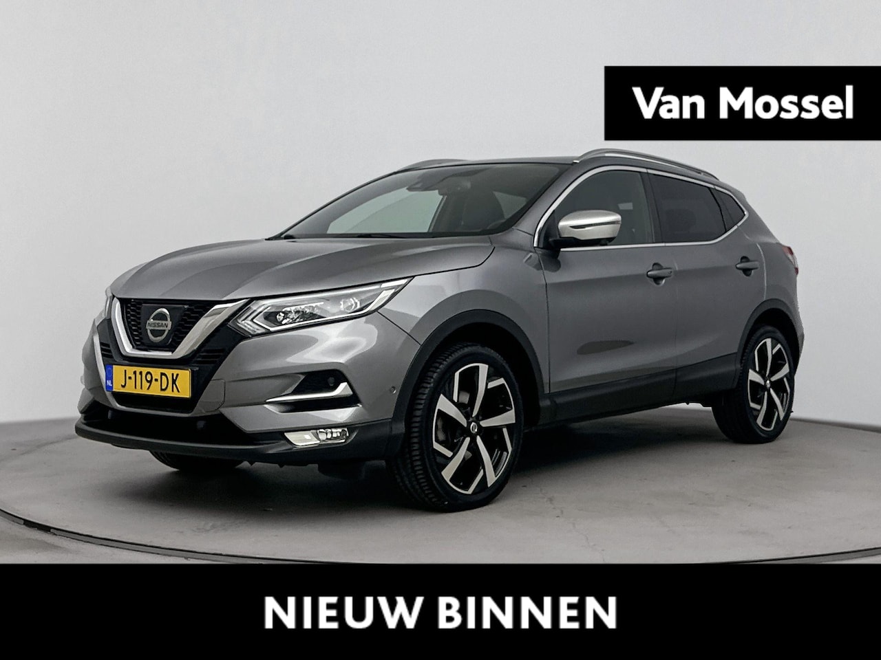 Nissan Qashqai - 1.2 Tekna + | 360 Camera | Pano | Trekhaak | Cruise Control | Elekt. stoelen + memory func - AutoWereld.nl