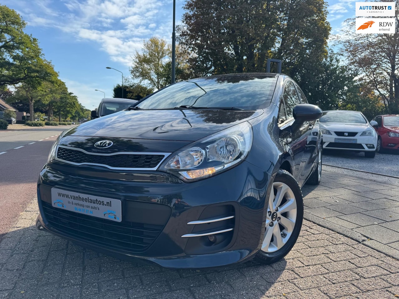 Kia Rio - 1.2 CVVT Clima Elek Pakket Pdc Lmv Stoel/Stuur Vrm - AutoWereld.nl