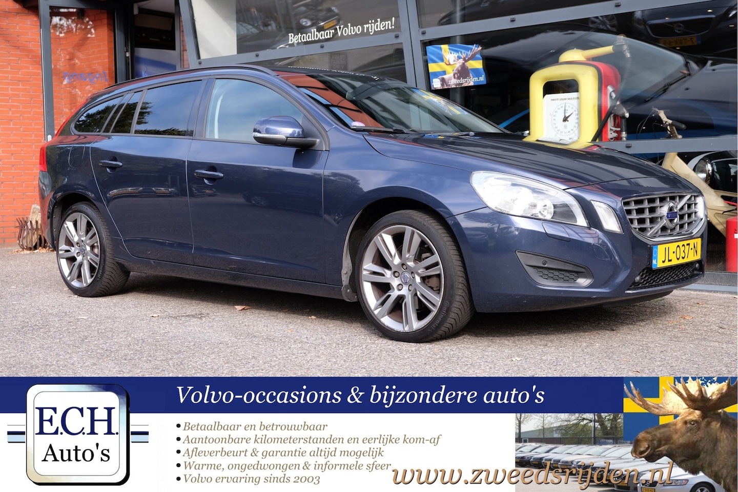 Volvo V60 - T3 150 pk Stoelverwarming, 18 inch, Xenon, Trekhaak, Navi, Bluetooth - AutoWereld.nl