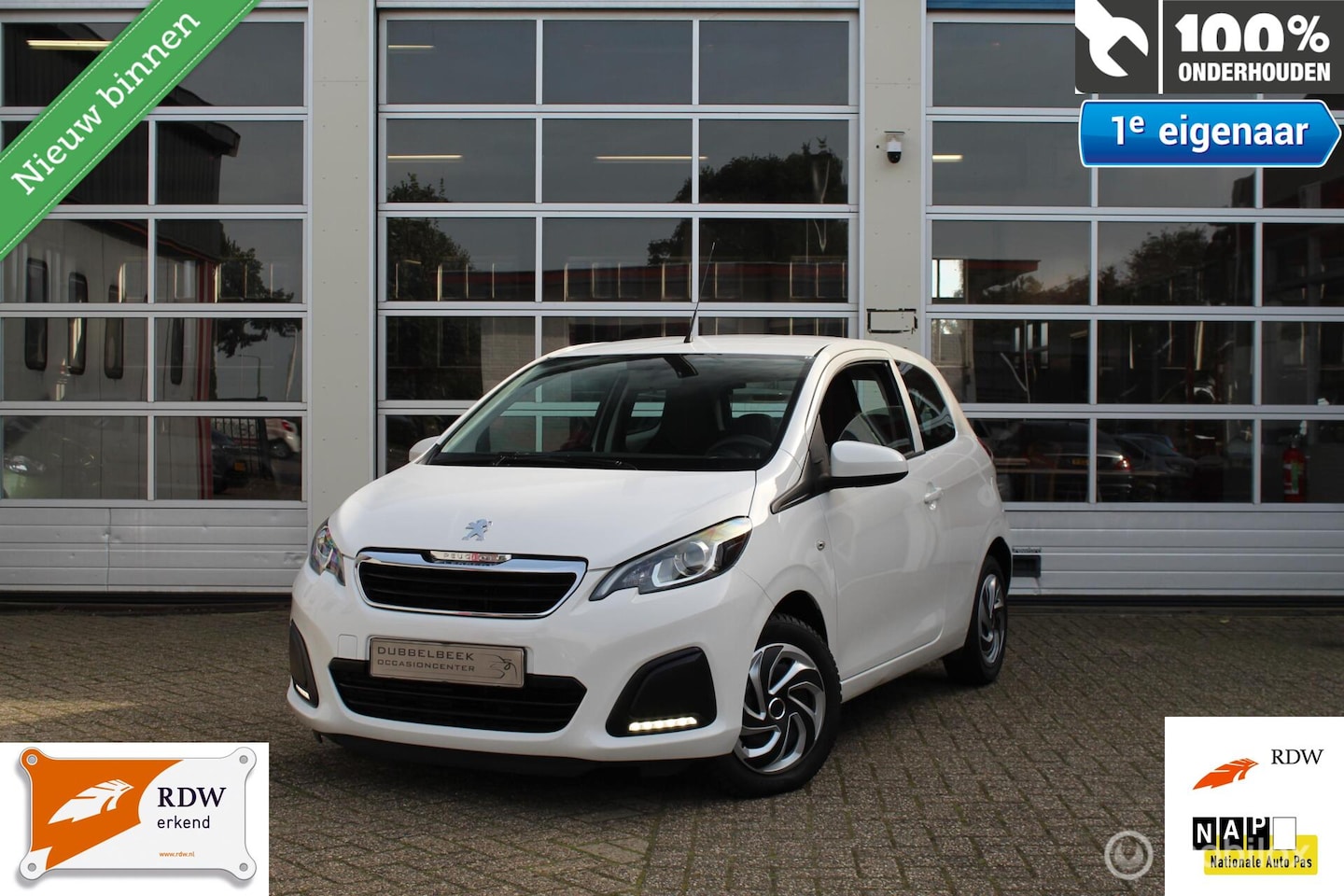 Peugeot 108 - 1.0-12V VTI 3-Deurs Active Ledverlichting Airconditioning Bluetooth Handsfree Tel.Carkit&M - AutoWereld.nl