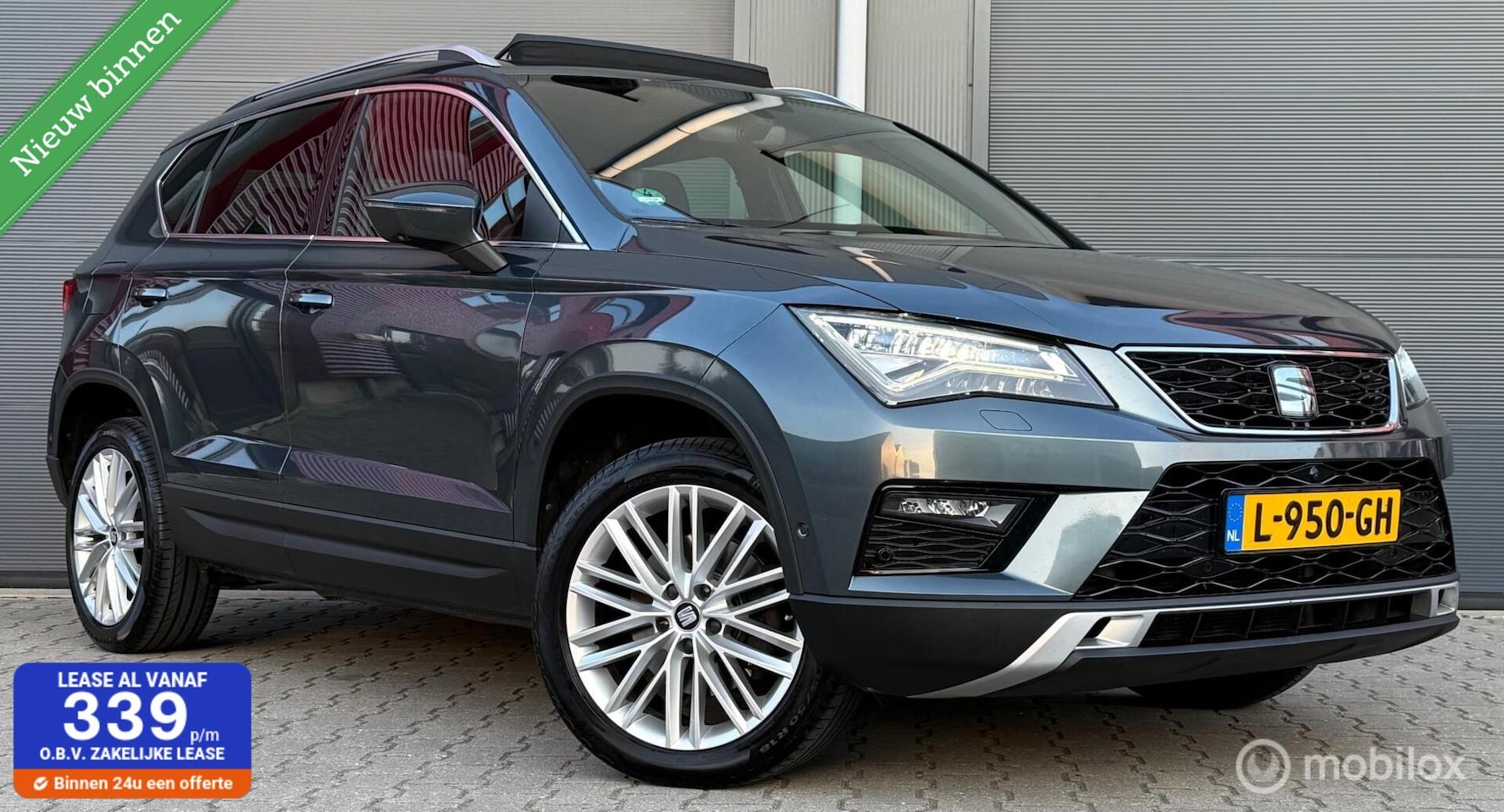 SEAT Ateca - 1.4 EcoTSI Xcellence DSG Pano.dak/Trekhaak/ACC/LED - AutoWereld.nl