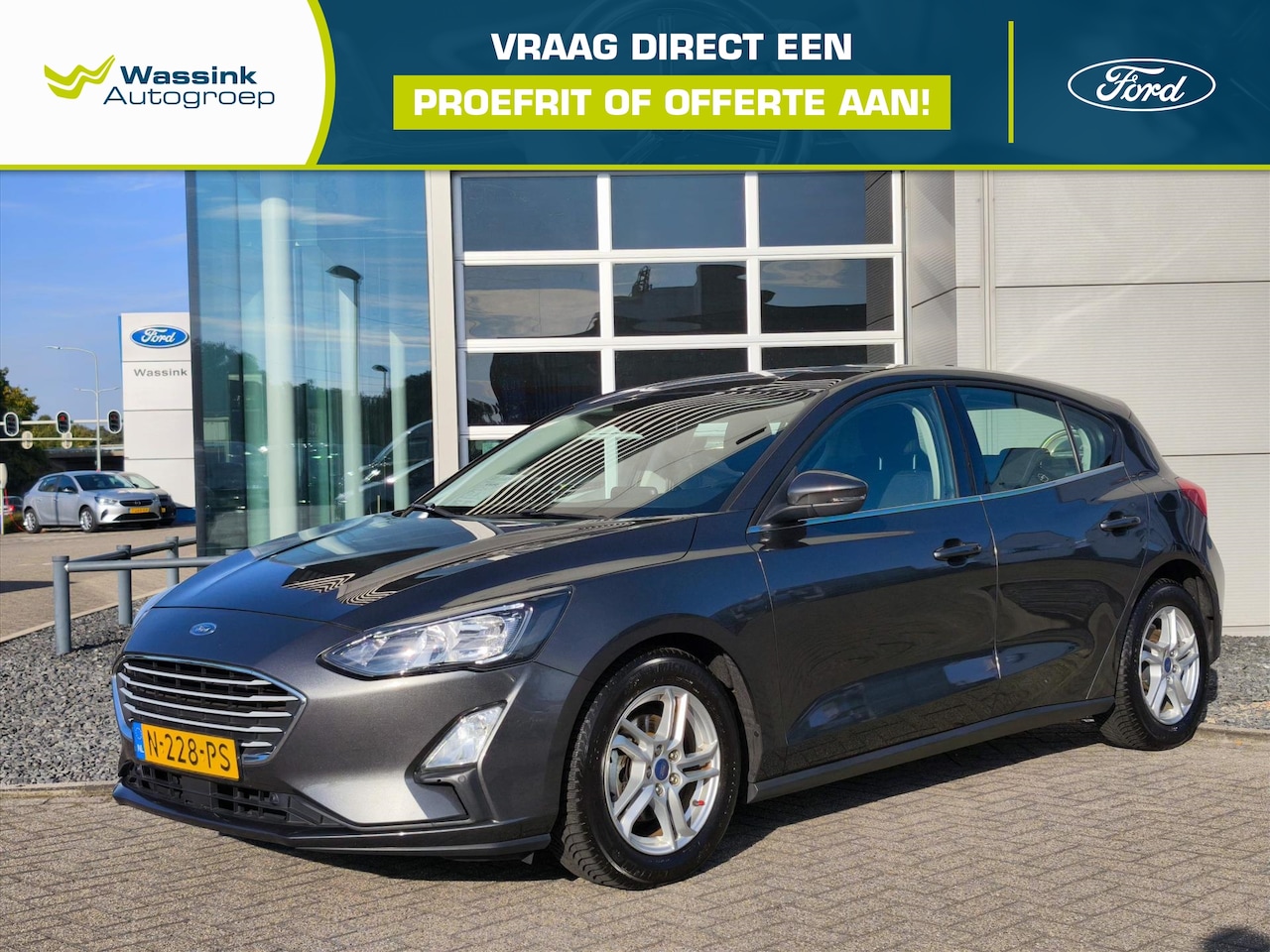 Ford Focus - 1.0 EcoBoost Hybrid 125pk Business | Navigatie | Parkeercamera | Carplay | Lane assist | - AutoWereld.nl