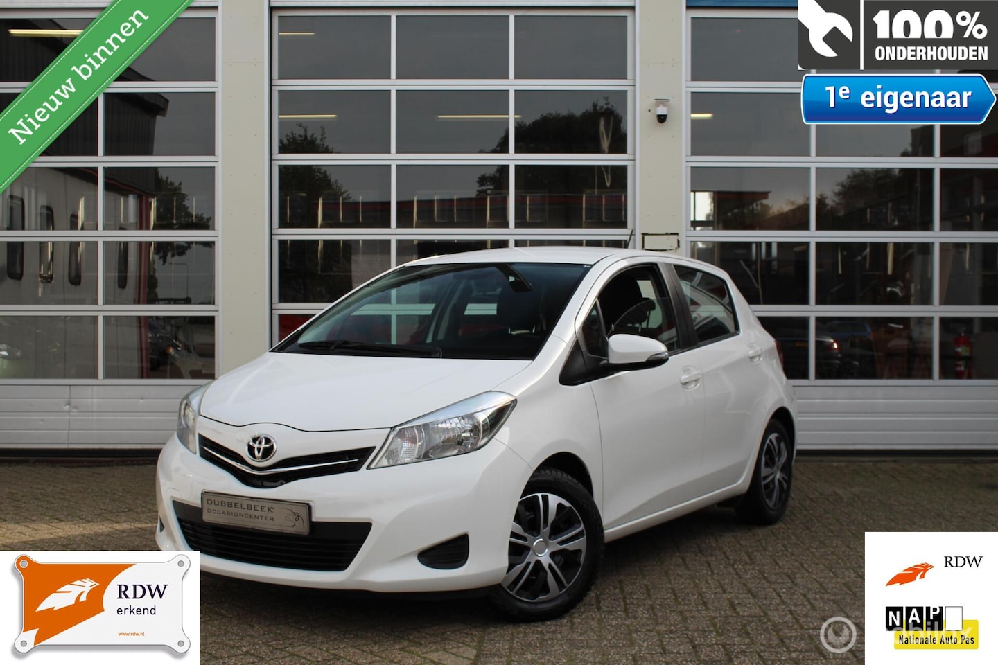 Toyota Yaris - 1.0-12V VVT-I 5-DEURS Aspiration/Comfort ACHTERUITRIJCAMERA BLUETOOTH HANDSFREE TEL.CARKIT - AutoWereld.nl