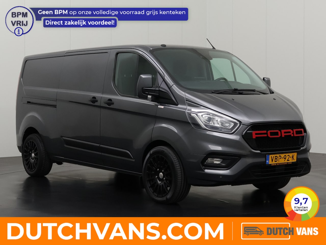 Ford Transit Custom - 2.0TDCI 130PK Lang Edition | Navigatie | Camera | Airco | 3-Persoons | Trekhaak | 3-Persoo - AutoWereld.nl